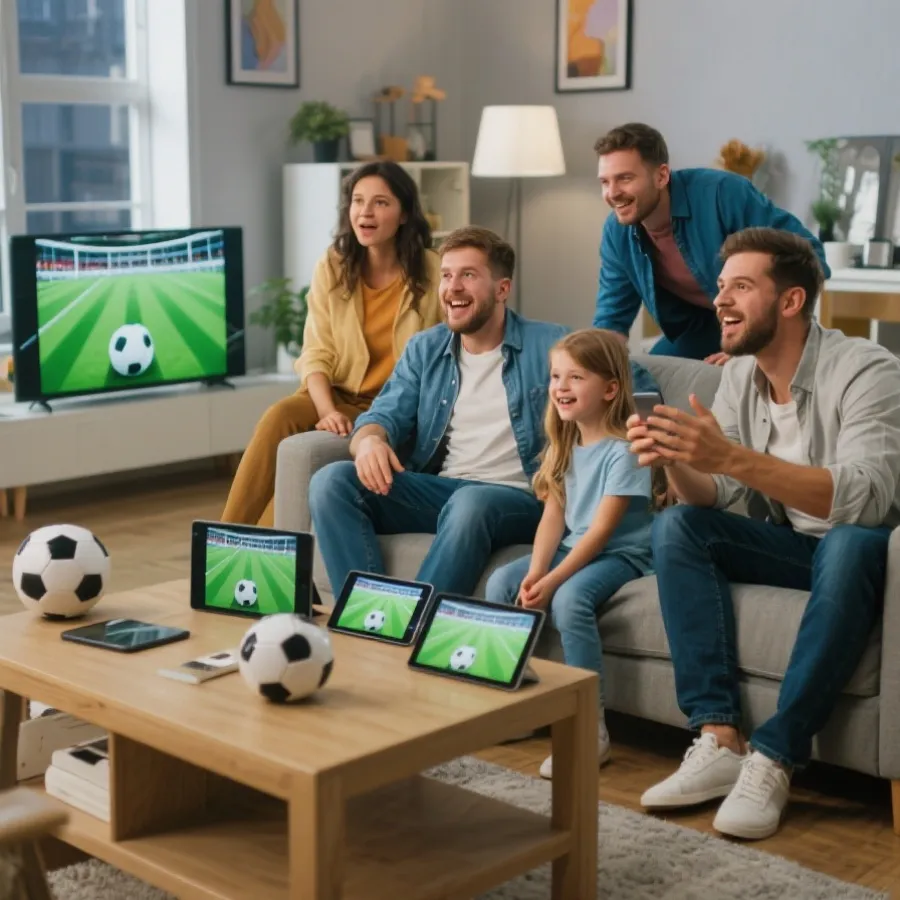 多设备观看世界杯场景